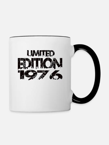 Limited Edition 1976 - Tasse zweifarbig - Weiß/Schwarz
