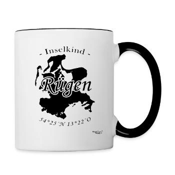 Rügen - Island - Contrasting Mug - white/black - Right