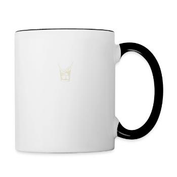 surprise je suis bourré - Mug contrasté - blanc/noir - Droite