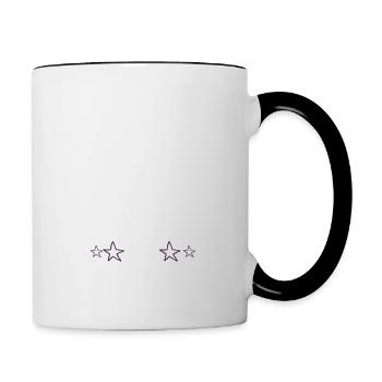 Amoureux des chats Fans de chats Drôle de chat Disant - Mug contrasté - blanc/noir - Droite