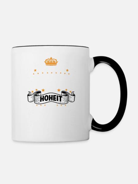 Bestatter lustiger Spruch Beruf Bestatter - Tasse zweifarbig - Weiß/Schwarz