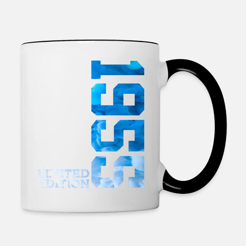 71ST BIRTHDAY LIMITED EDITION 1955 - Contrasting Mug - white/black