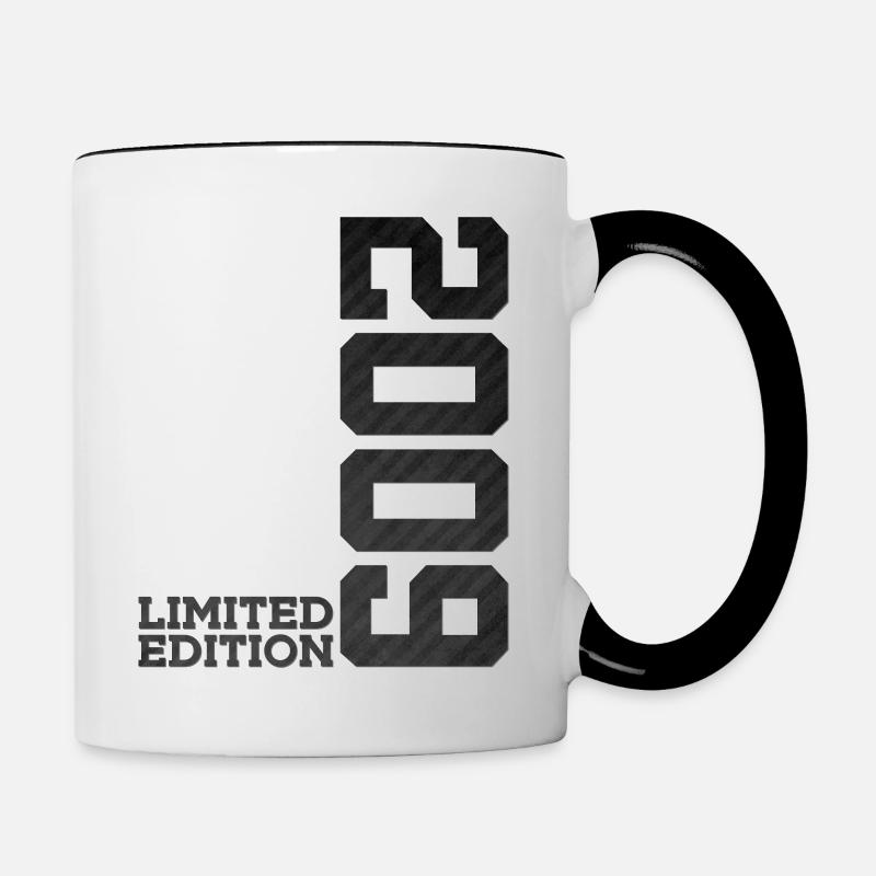 17E ANNIVERSAIRE ÉDITION LIMITÉE 2009 - Mug contrasté - blanc/noir