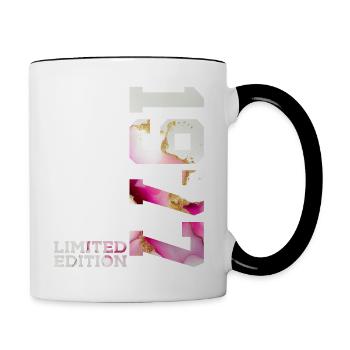 49TH BIRTHDAY 49 YEARS LIMITED EDITION 1977 - Contrasting Mug - white/black - Right