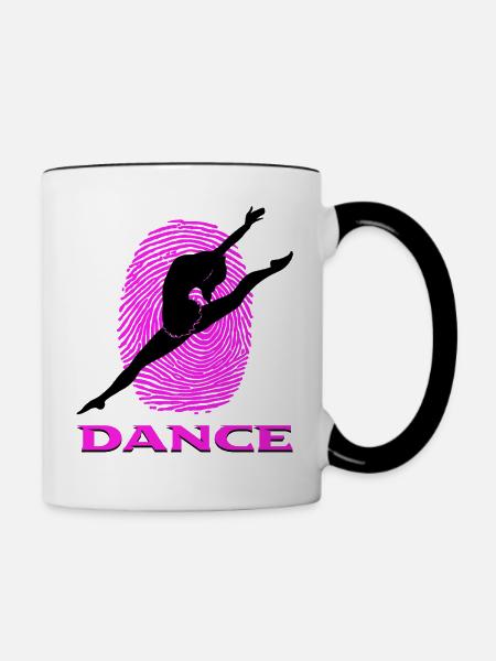 Dance - Tasse zweifarbig - Weiß/Schwarz