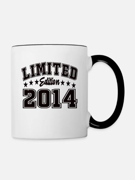 Limited Edition 2014 - Tasse zweifarbig - Weiß/Schwarz