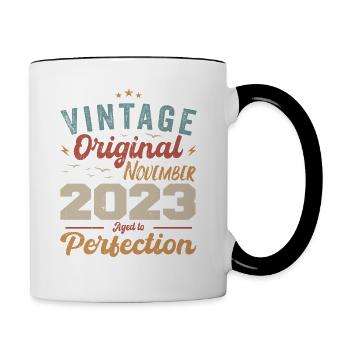 Légendaire depuis novembre 2023 - 2023 - Mug contrasté - blanc/noir - Droite