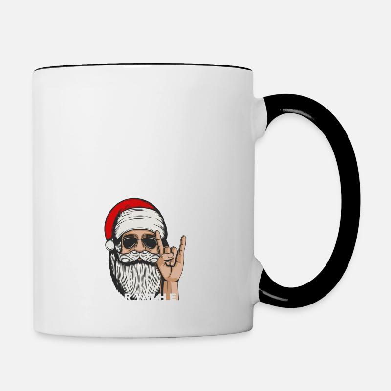Stay Cool Everywhere | XMAS - Mug contrasté - blanc/noir