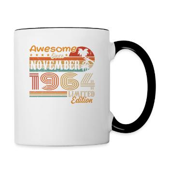 Une légende est née en novembre 1964 - 1964 - Mug contrasté - blanc/noir - Droite