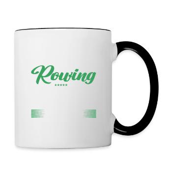 It's Okay If You Don't Like rowing - Contrasting Mug - white/black - Right