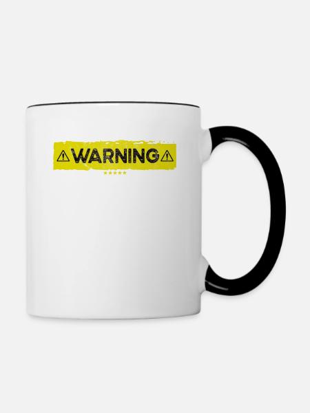 Talking about Fencing funny - Tasse zweifarbig - Weiß/Schwarz