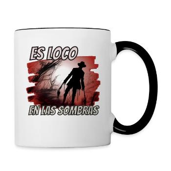 crazy in the shadows - Contrasting Mug - white/black - Right