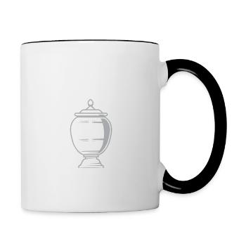Choose Cremation You Urned It Mortuary Mortician - Contrasting Mug - white/black - Right
