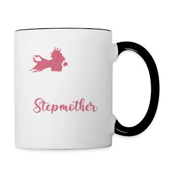 I'm The Evil Stepmother Adoption Bonus Mom - Contrasting Mug - white/black - Right