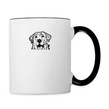 Golden Retriever Whisperer Retriever Breed Dog Own - Contrasting Mug - white/black - Right