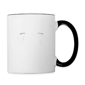 I Don't Need A Weapon I Am One Karateka Karate - Tasse zweifarbig - Weiß/Schwarz - Rechts