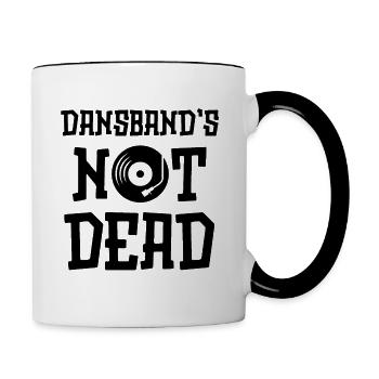 Dansband's Not Dead - Contrasting Mug - white/black - Right