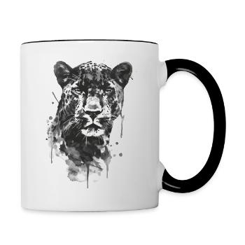 Panther - Contrasting Mug - white/black - Right