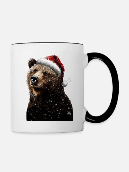 Tragen - Tasse zweifarbig - Weiß/Schwarz