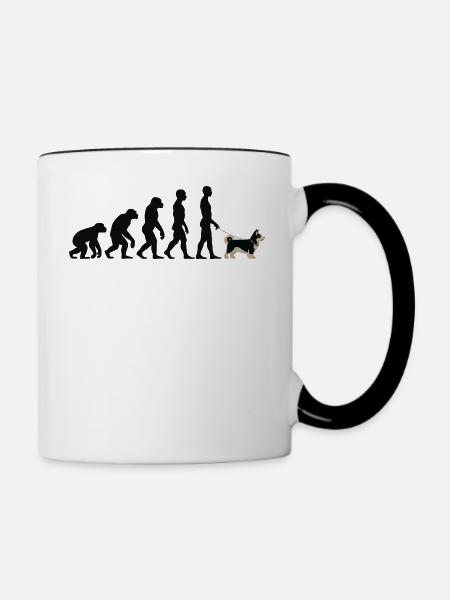 Alaskan Malamute - Tasse zweifarbig - Weiß/Schwarz