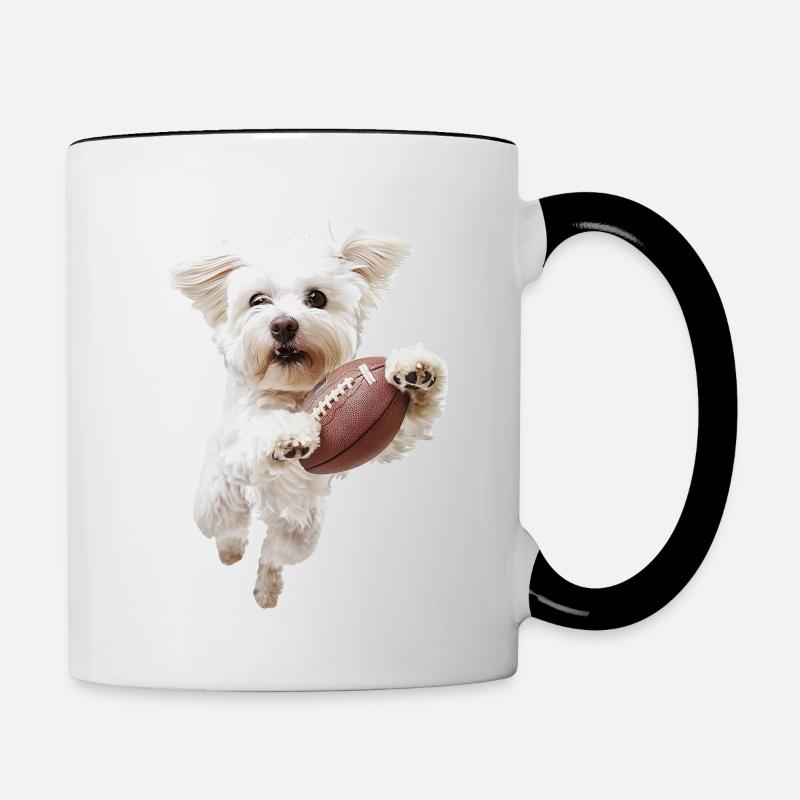 Maltais - Mug contrasté - blanc/noir