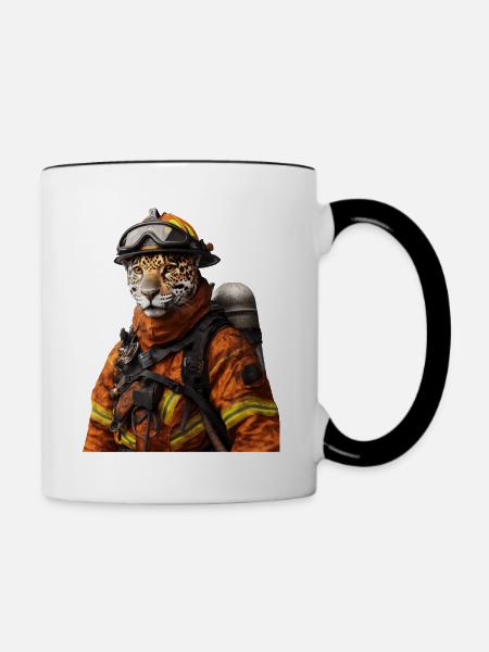 Jaguar - Tasse zweifarbig - Weiß/Schwarz