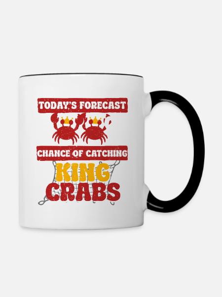 Alaska Königskrabben - Tasse zweifarbig - Weiß/Schwarz