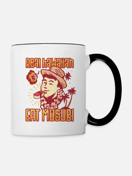 Musubi - Tasse zweifarbig - Weiß/Schwarz