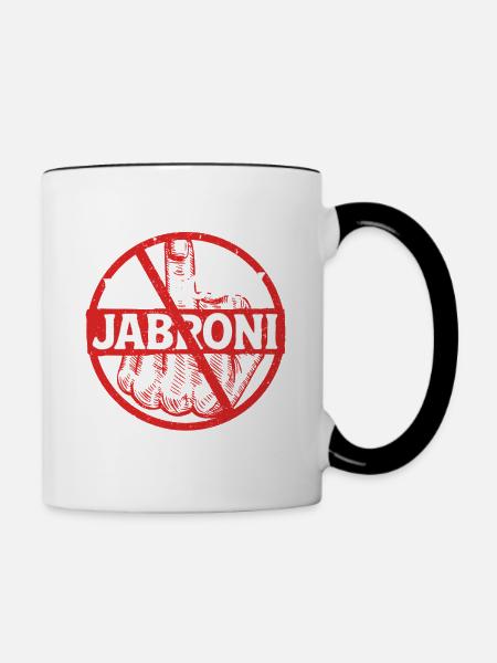 Not Today Jabroni - Tasse zweifarbig - Weiß/Schwarz