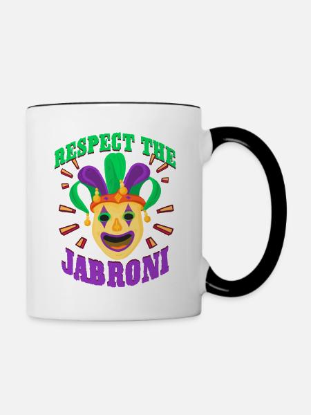Respect The Jabroni - Tasse zweifarbig - Weiß/Schwarz