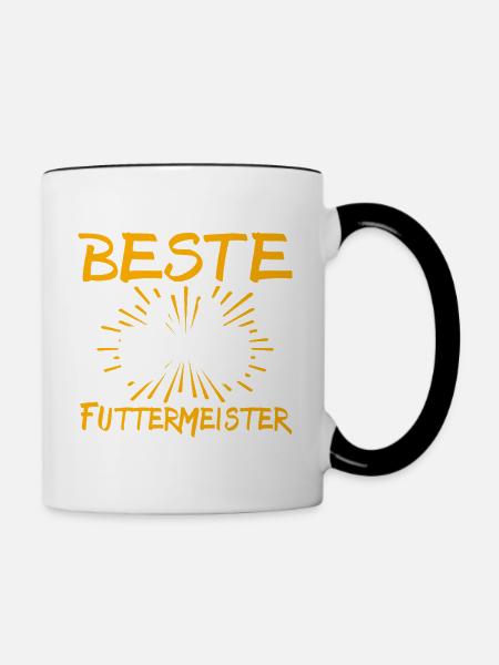 Futtermeister Geschenkidee - Tasse zweifarbig - Weiß/Schwarz