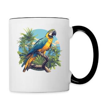 L’ère de l’ara - Mug contrasté - blanc/noir - Droite