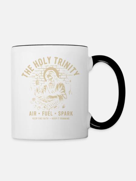 Holy Trinity Air Fuel Spark - Tasse zweifarbig - Weiß/Schwarz