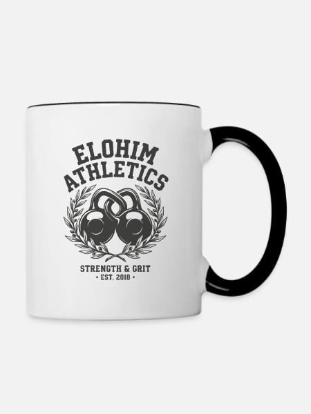 Elohim Hebrew Israelite - Tasse zweifarbig - Weiß/Schwarz