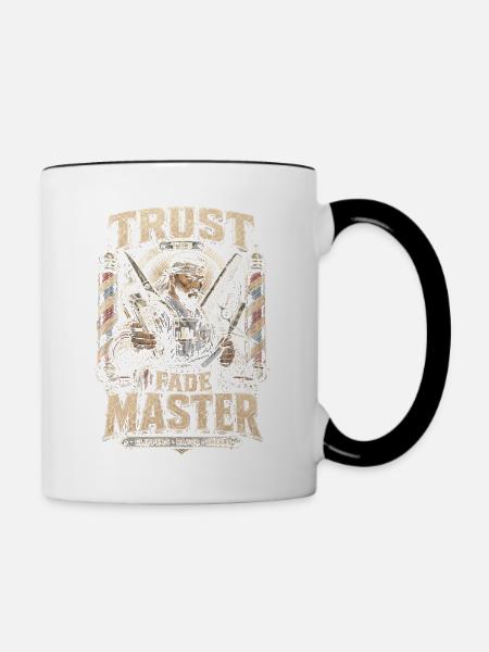 Barber Barbier Trust The Fade Master - Tasse zweifarbig - Weiß/Schwarz