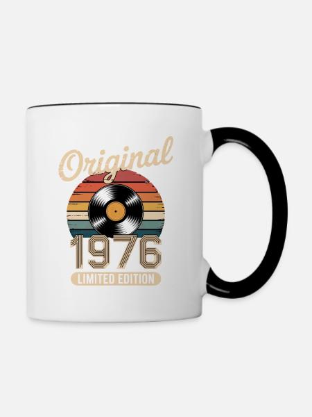 Limited Edition 1976 - Tasse zweifarbig - Weiß/Schwarz