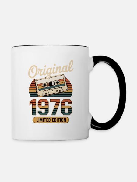 Limited Edition 1976 - Tasse zweifarbig - Weiß/Schwarz