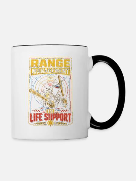 Escrima Arnis Kampfsport Range Management - Tasse zweifarbig - Weiß/Schwarz