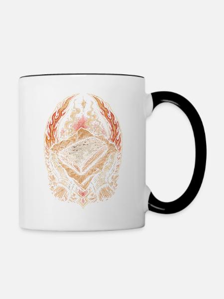 BBQ Wettkampf - Tasse zweifarbig - Weiß/Schwarz