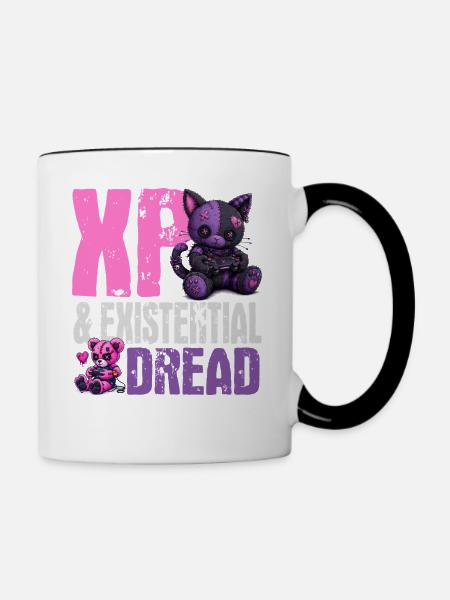 Pastel Goth Soft Goth Gaming Gamer - Tasse zweifarbig - Weiß/Schwarz