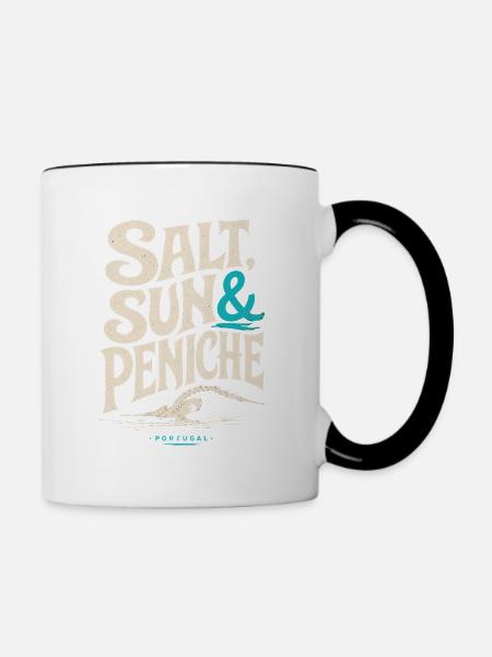 Salt Sun & Peniche - Tasse zweifarbig - Weiß/Schwarz