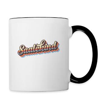 Saale child - Contrasting Mug - white/black - Right
