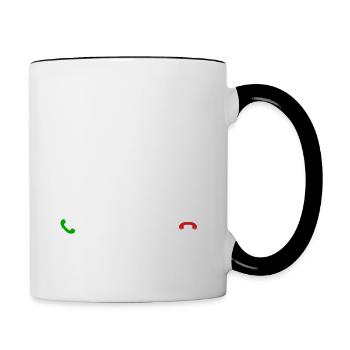 Don't Make Me Call My Nana - Funny Grandkids - Mug contrasté - blanc/noir - Droite