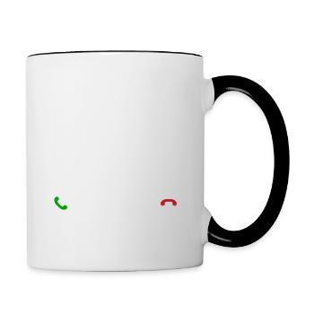 Don't Make Me Call My Mimi - Funny Grandkids - Mug contrasté - blanc/noir - Droite