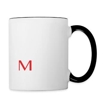 Born To Be Mild - Contrasting Mug - white/black - Right