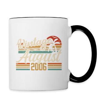 August 2006 Anniversary 2006 - August Legends Gift - Contrasting Mug - white/black - Right