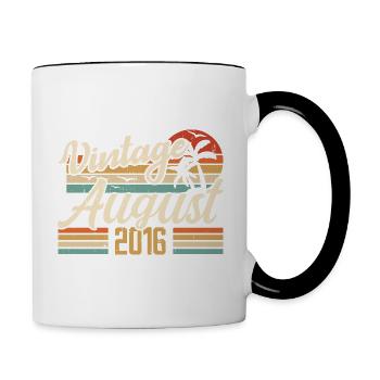 August 2016 Anniversary 2016 - August Legends Gift - Contrasting Mug - white/black - Right
