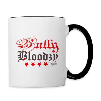 Bully Bloodzy # - Mug contrasté - blanc/noir - Droite