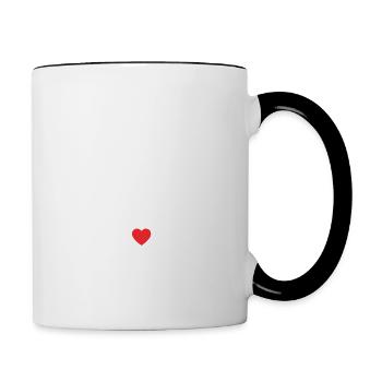 Collègue Qui Déchire - Mug contrasté - blanc/noir - Droite