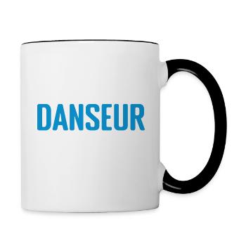 Futur Danseur Idée Cadeau Danseur - Mug contrasté - blanc/noir - Droite
